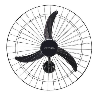 Ventilador De Parede 60cm 127v New Premium Preto Ventisol 110V