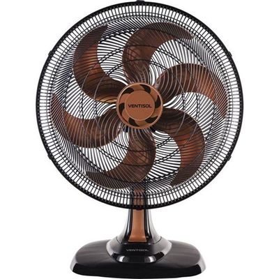 Ventilador De Mesa 50cm 127v Turbo6 Bronze Ventisol 110V