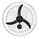 Ventilador De Parede 60cm 220v New Premium Preto Ventisol 220V
