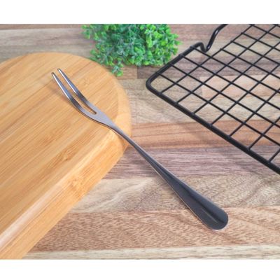 Garfo para Petiscos Frutas Sobremesa Garfinho Aço Inox 6un
