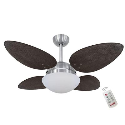 Ventilador Premium Tabaco 127V E Controle Remoto 110V