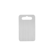 Tabua de Carne Corte Cozinha Profissional Aço Inox 24x15cm