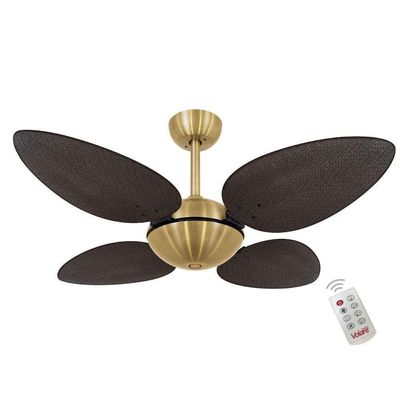 Ventilador Off Premium Tabaco 127V E Controle Remoto 110V