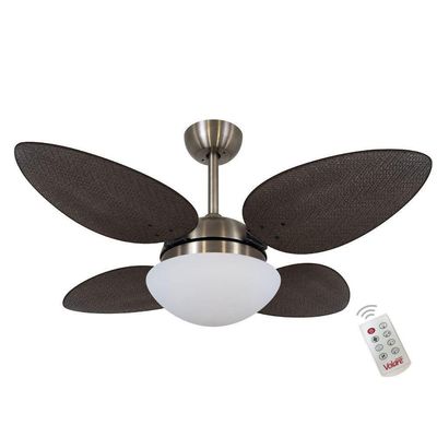 Ventilador Premium Tabaco 127V E Controle Remoto 110V