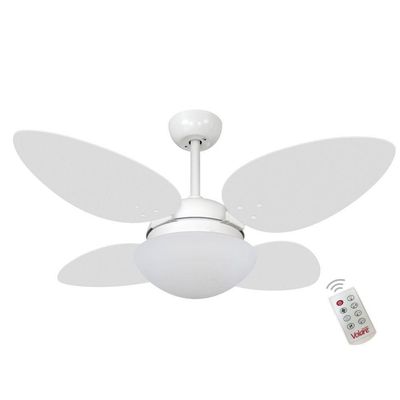 Ventilador Prince Iv Branco 127V E Controle Remoto 110V