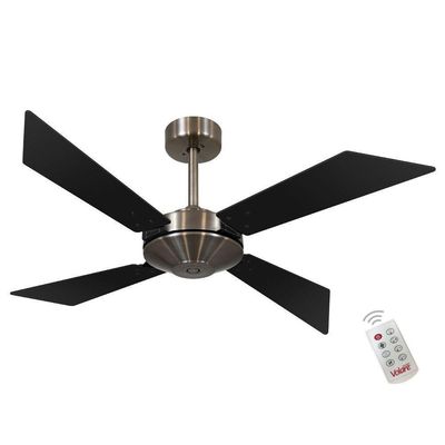 Ventilador Tecno Ii Off Preto 127V E Controle Remoto 110V