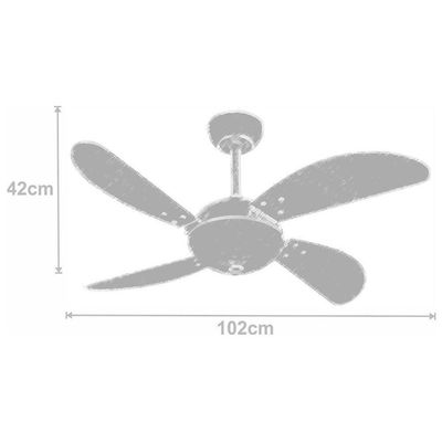 Ventilador De Teto Air Office Tabaco 127V 110V