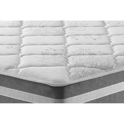 Cama Box Solteiro: Colchão Molas Masterpocket Ensacadas Duo Sono + Base Crc Suede Gray (88x188)