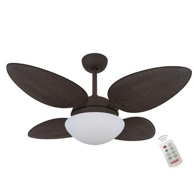 Ventilador Premium Tabaco 127V E Controle Remoto 110V