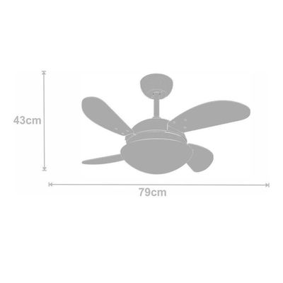 Ventilador De Teto Air Lil Tabaco 127V 110V