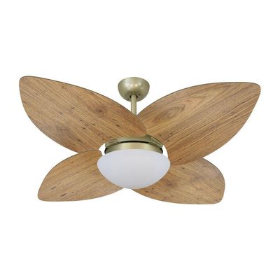 Ventilador De Teto Dormamu Gold 4 Pás Rádica Freijó 127V 110V