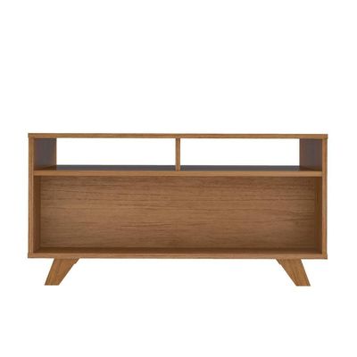 Mesa De Centro Com 2 Gavetas Trama Cinamomo/off White Artely Cinamomo/off White