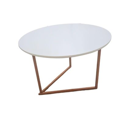 Mesa De Centro Jade Para Sala De Estar Pés De Aço Moderna