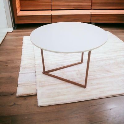 Mesa De Centro Jade Para Sala De Estar Pés De Aço Moderna