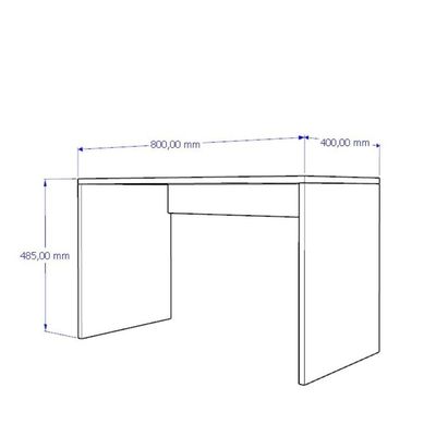 Mesa C/ 2 Baú Organizador De Brinquedos P/ Quarto De Criança Branco