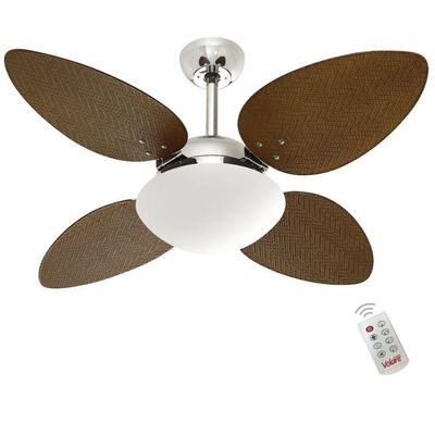 Ventilador Premium Tabaco 127V E Controle Remoto 110V
