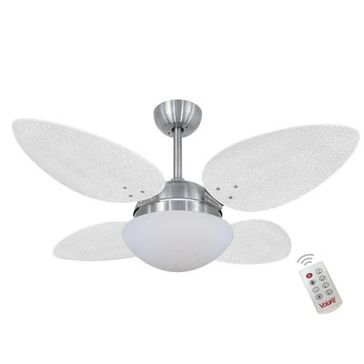 Ventilador Volare P Palmae Branco 127V E Controle Remoto 110V