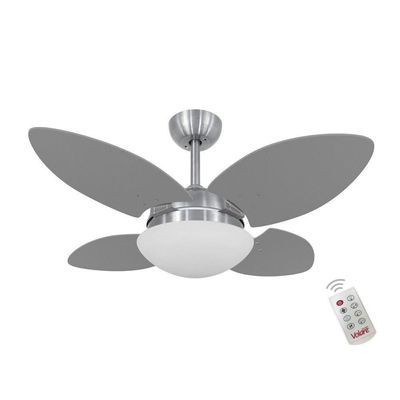 Ventilador Volare Mini Petalo Titanio 127V E Controle Remoto 110V