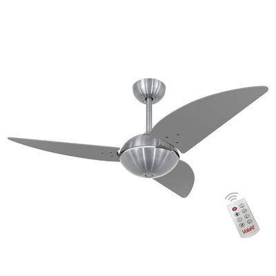 Ventilador Volare Off Class Titanio 127V E Controle Remoto 110V