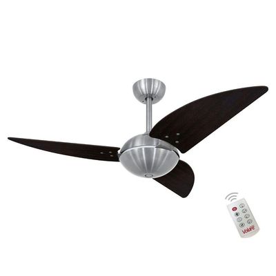 Ventilador Volare Off Class Tabaco 220V E Controle Remoto 220V