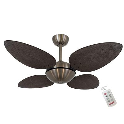 Ventilador Volare Off P Palmae Tabaco 220V E Controle Remoto 220V