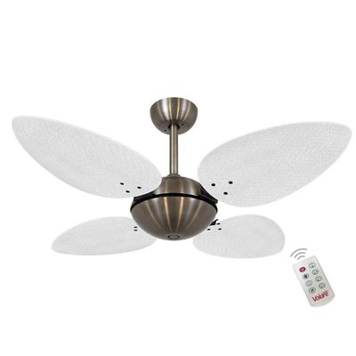Ventilador Volare Off P Palmae Branco 220V E Controle Remoto 220V