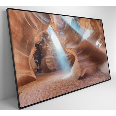 Quadro Labirintos Nas Rochas 90x60 Cm Vidro Impresso
