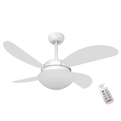 Ventilador Volare Fly Branco 127V E Controle Remoto 110V