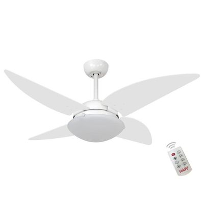 Ventilador Volare Quad Branco 127V E Controle Remoto 110V