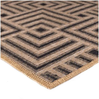 Tapete Sala Quarto Funcional Tabuleiro 1,50 X 2,00 Titulos Bege-72