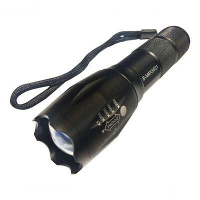 Lanterna Tática T6 Super Led Bmax Zoom Foco 2000x 3 Modos