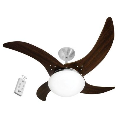 Ventilador Independence 4 Pás 220V Tabaco E Controle 220V