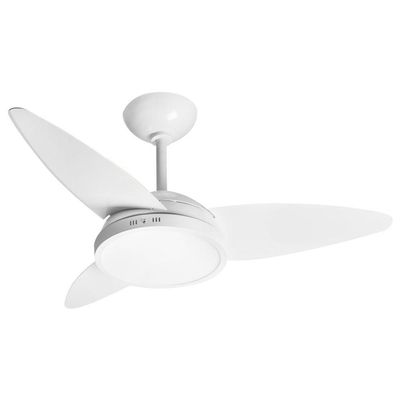 Ventilador Led Lian Branco 220V 3 Pás 220V