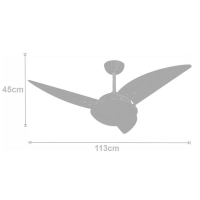 Ventilador Volare Class Titanio 220V E Controle Remoto 220V