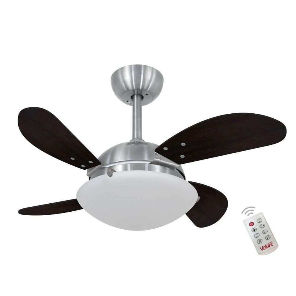 Ventilador Volare Fly Mini Tabaco 220V E Controle Remoto