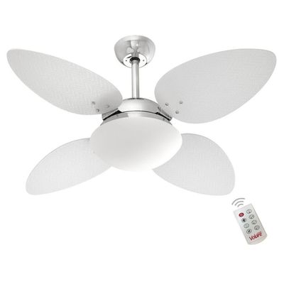 Ventilador Volare P Palmae Branco 127V E Controle Remoto 110V