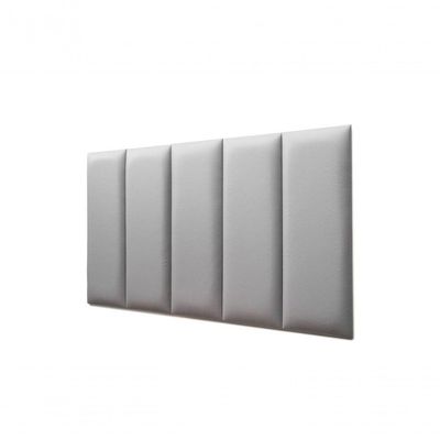 Placas Cabeceira Solteiro 100cm X 60cm 5 Placas Cinza