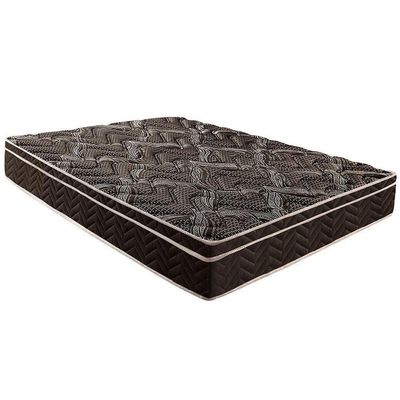 Colchão Queen Espuma D28  / EP Anatômico Pasquale Euro Pillow Black (158x198x25) - Paropas