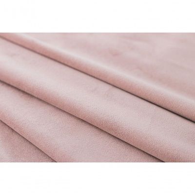 Cabeceira Casal Luxo 140x60 Veludo Rosê Tachas Prata