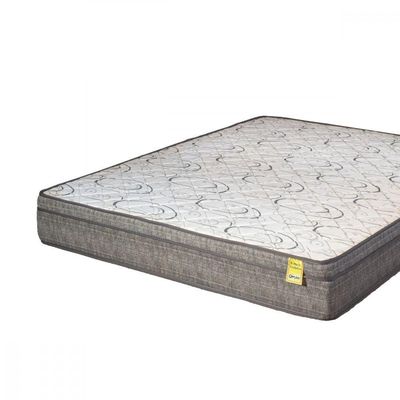 Colchão Queen De Espuma D-45 Dreemy Mega 158x198x25cm Cinza Com Branco Apolospuma Cinza Com Branco