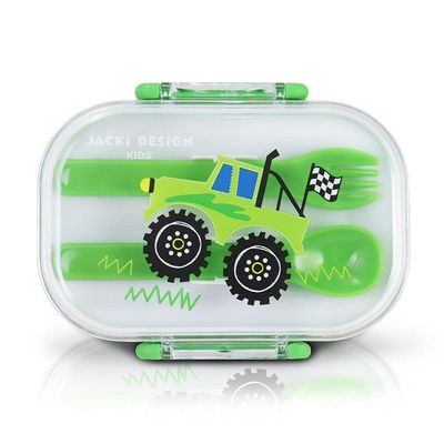 Kit Lancheira Térmica, Pote Marmita 400ml E Garrafa 460ml Infantil Piccolino Verde