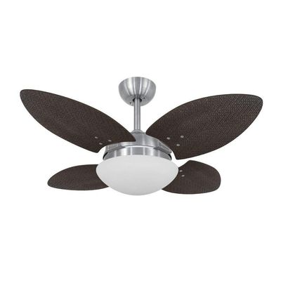 Ventilador De Teto Volare Mini Petalo Palmae Tabaco 220V 220V