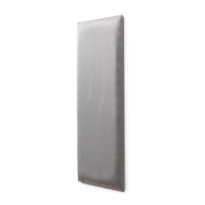 Placa Cabeceira 20cm X 60cm Unidade Suede Cinza