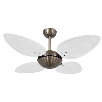 Ventilador De Teto Volare Office Petalo Palmae Branco 127V 110V