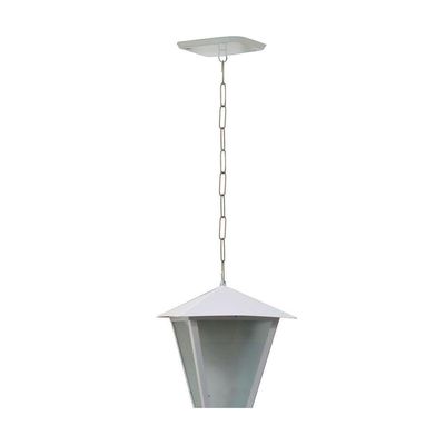 Luminária Teto Alumínio Fundido Branco 31cm