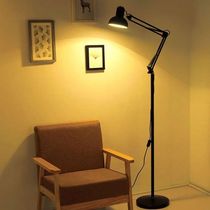 Luminaria Chao Articulavel Flexivel Piso Abajur Pedestal Lustre Sala Quarto Escritorio Iluminaçao