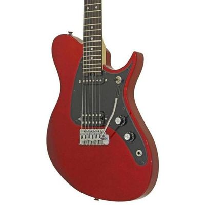 Guitarra Aria J-1 Candy Apple Red.
