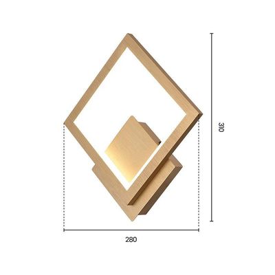 Arandela Nitrolux La-001a Dourada Led Bivolt