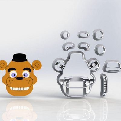 Cortador Kit Animatronics Five Nights At Freddy´S Fnaf 6Cm