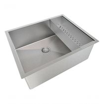 Cuba Quadrada Embutir C/ Escorredor Açoinox 50X40 C/ Valvula